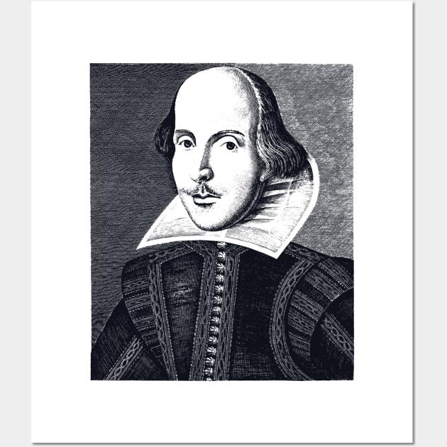 William Shakespeare Portrait Wall Art by olemanner